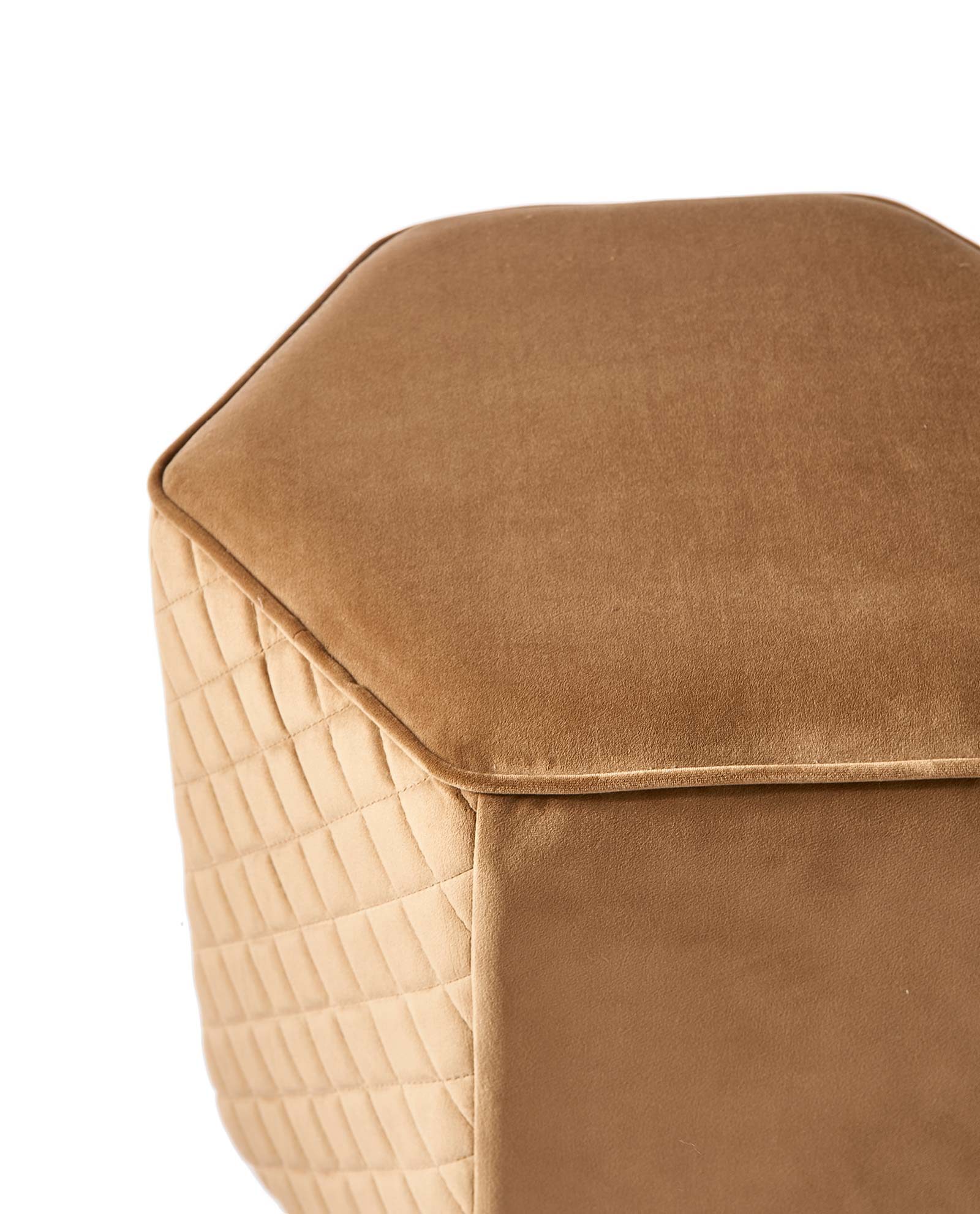 Riviera Maison pouf Parklane Caramel 4320003 4