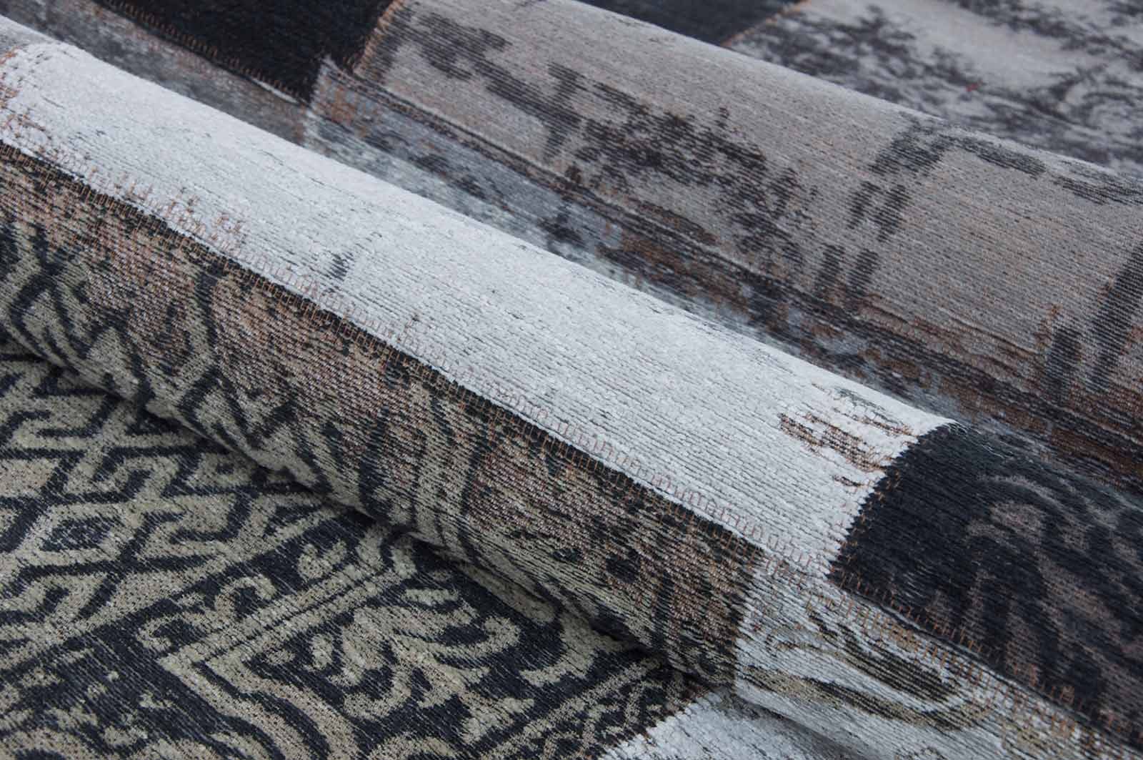 tapis Louis De Poortere LX8101 Vintage Black White zoom