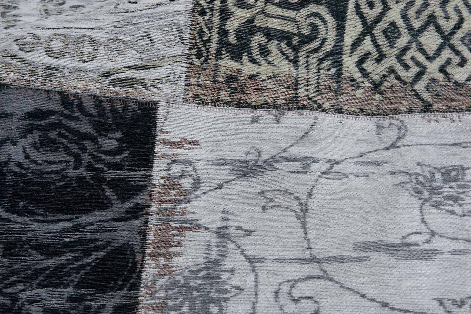 tapis Louis De Poortere LX8101 Vintage Black White zoom 2