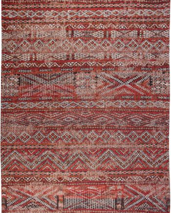 Louis De Poortere tapis CA 9115 Antiquarian Kilim Fez Red