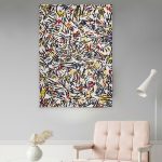 Louis De Poortere tapis CA 9144 Gallery Graffito Street Graph interior