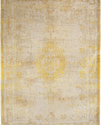 Louis De Poortere tapis LX 9062 Fading World Medallion Grey Yellow