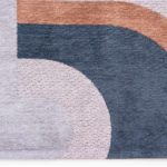 Louis De Poortere tapis LX 9196 Nuance Module Camel Blue corner