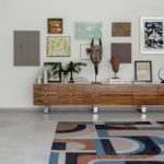 Louis De Poortere tapis LX 9196 Nuance Module Camel Blue interior 4
