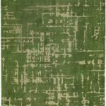 Louis De Poortere tapis LX 9202 Structures Baobab Perrier Green