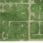 Louis De Poortere tapis LX 9202 Structures Baobab Perrier Green corner