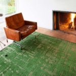 Louis De Poortere tapis LX 9202 Structures Baobab Perrier Green interior 3
