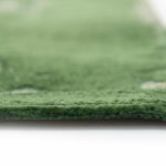 Louis De Poortere tapis LX 9202 Structures Baobab Perrier Green side