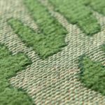 Louis De Poortere tapis LX 9202 Structures Baobab Perrier Green zoom 2