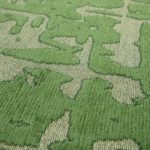 Louis De Poortere tapis LX 9202 Structures Baobab Perrier Green zoom 3