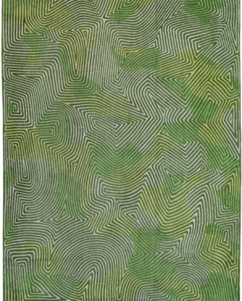 Louis De Poortere tapis LX 9231 Meditation Coral Tropical Green