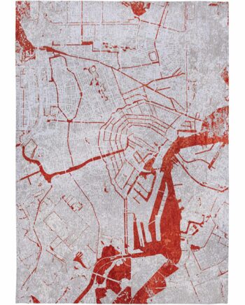 Louis De Poortere tapis Cities Amsterdam 9323 Orange Cut