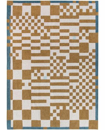 Louis De Poortere tapis Craft Chess 9338 Honey