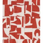 Louis De Poortere tapis Craft Papercut 9364 Rust