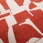 Louis De Poortere tapis Craft Papercut 9364 Rust zoom 2