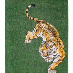 Louis De Poortere tapis Pop 9388 Green On Fire