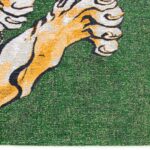 Louis De Poortere tapis Pop 9388 Green On Fire corner
