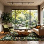 Louis De Poortere tapis Antiquarian Suzani 9729 Bavaria Ambiance