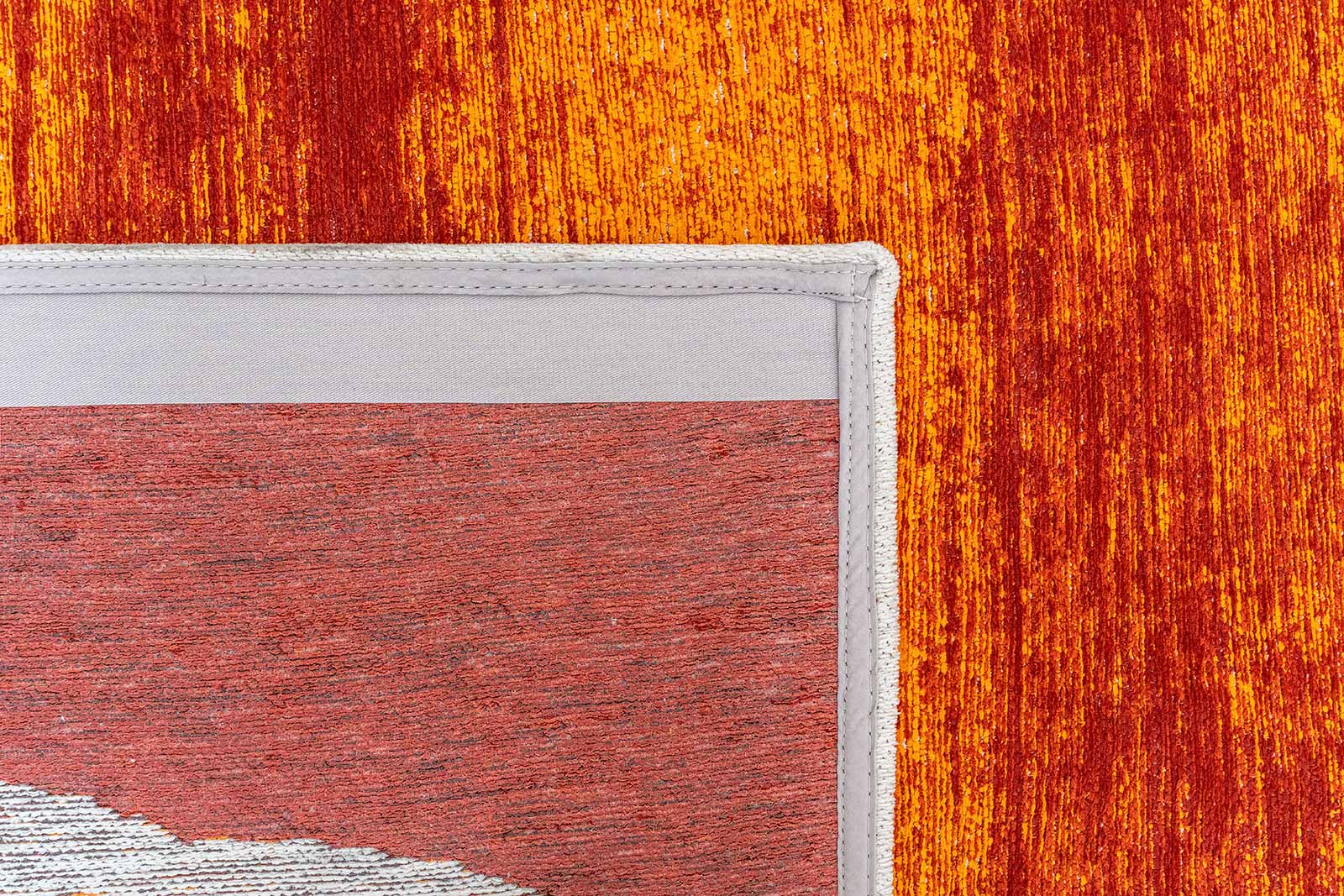 Louis De Poortere tapis Craft 2061 Brush Orange back