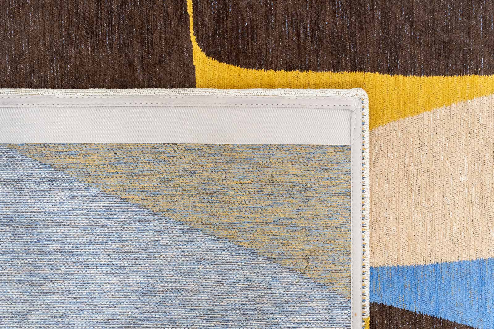 Louis De Poortere tapis Gallery 2085 Stones Sunny Blue back
