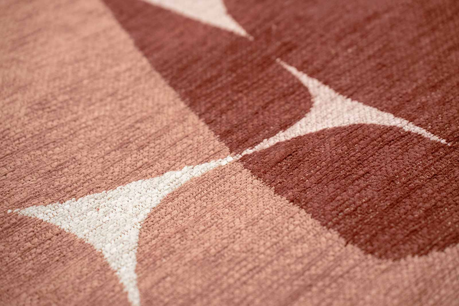 Louis De Poortere tapis Gallery 2088 Stones Cherry Mocha zoom 1