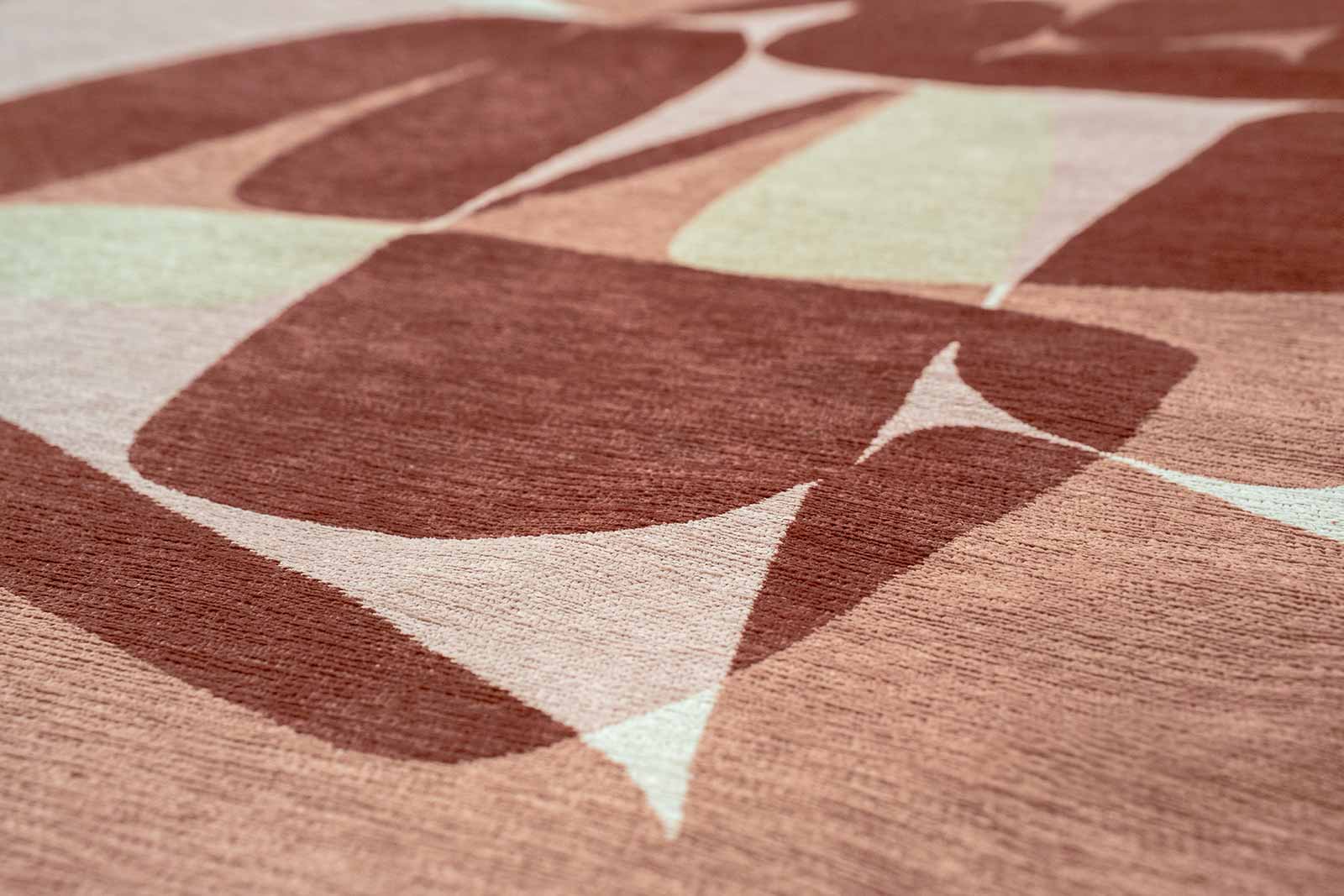 Louis De Poortere tapis Gallery 2088 Stones Cherry Mocha zoom 3