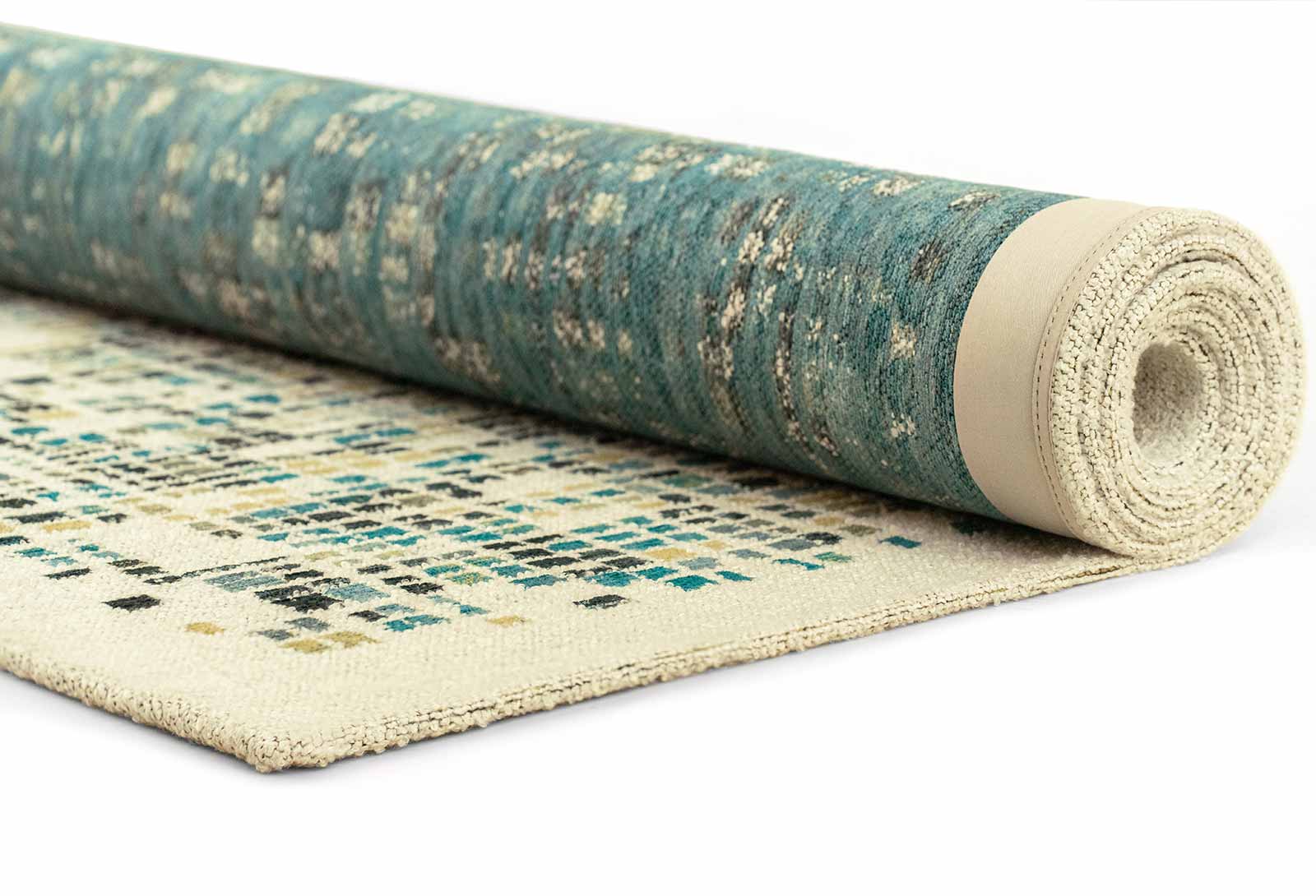 Louis De Poortere tapis Gallery 2096 Cubik Midnight roll