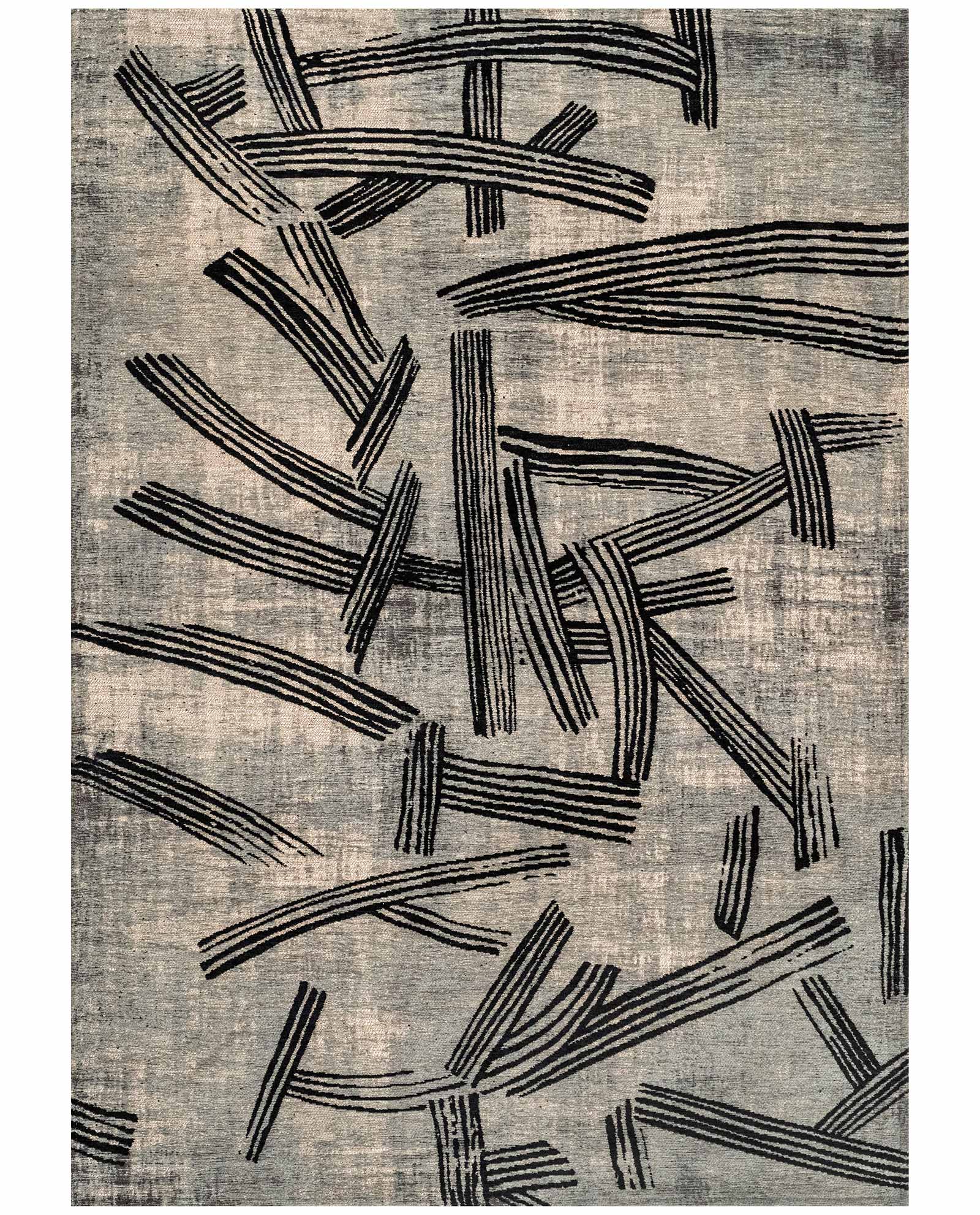 Louis De Poortere tapis Meditation 2066 Kanji Darkstreet