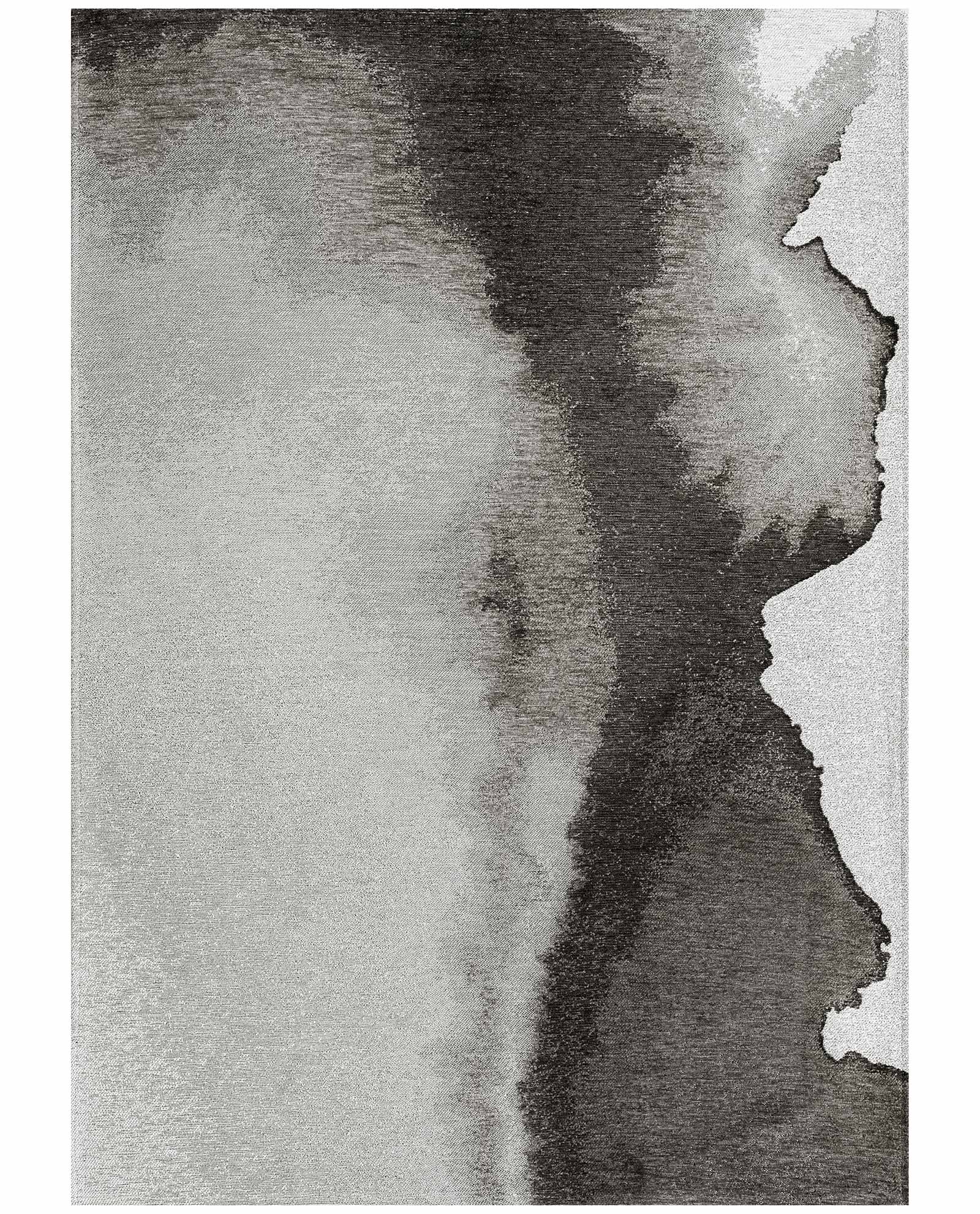 Louis De Poortere tapis Meditation 2083 Lagoon Black Shadow