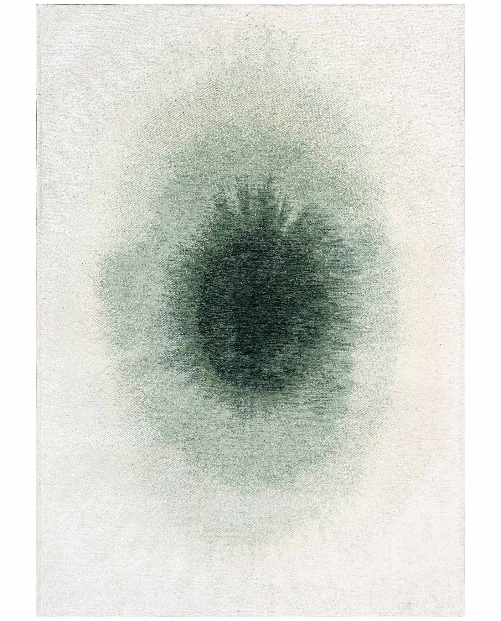 Louis De Poortere tapis Meditation 2104 Drop Green Day