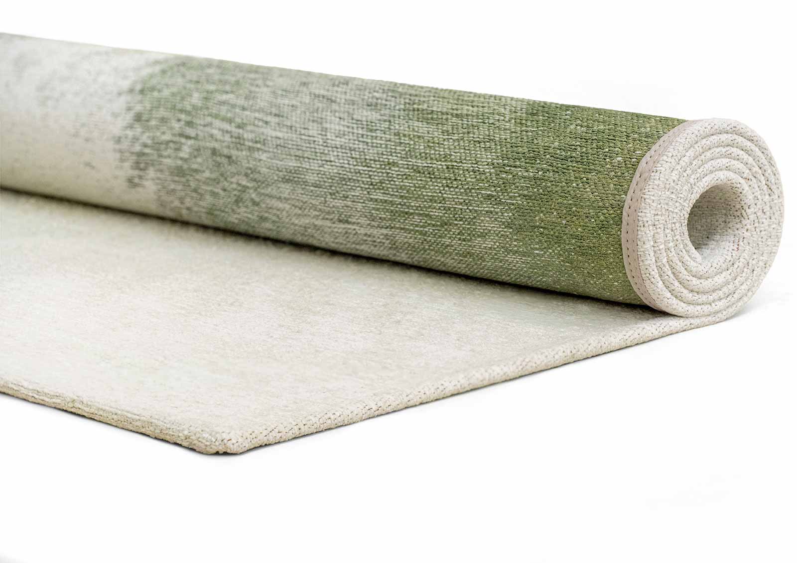 Louis De Poortere tapis Meditation 2105 Drop Green Pepper roll
